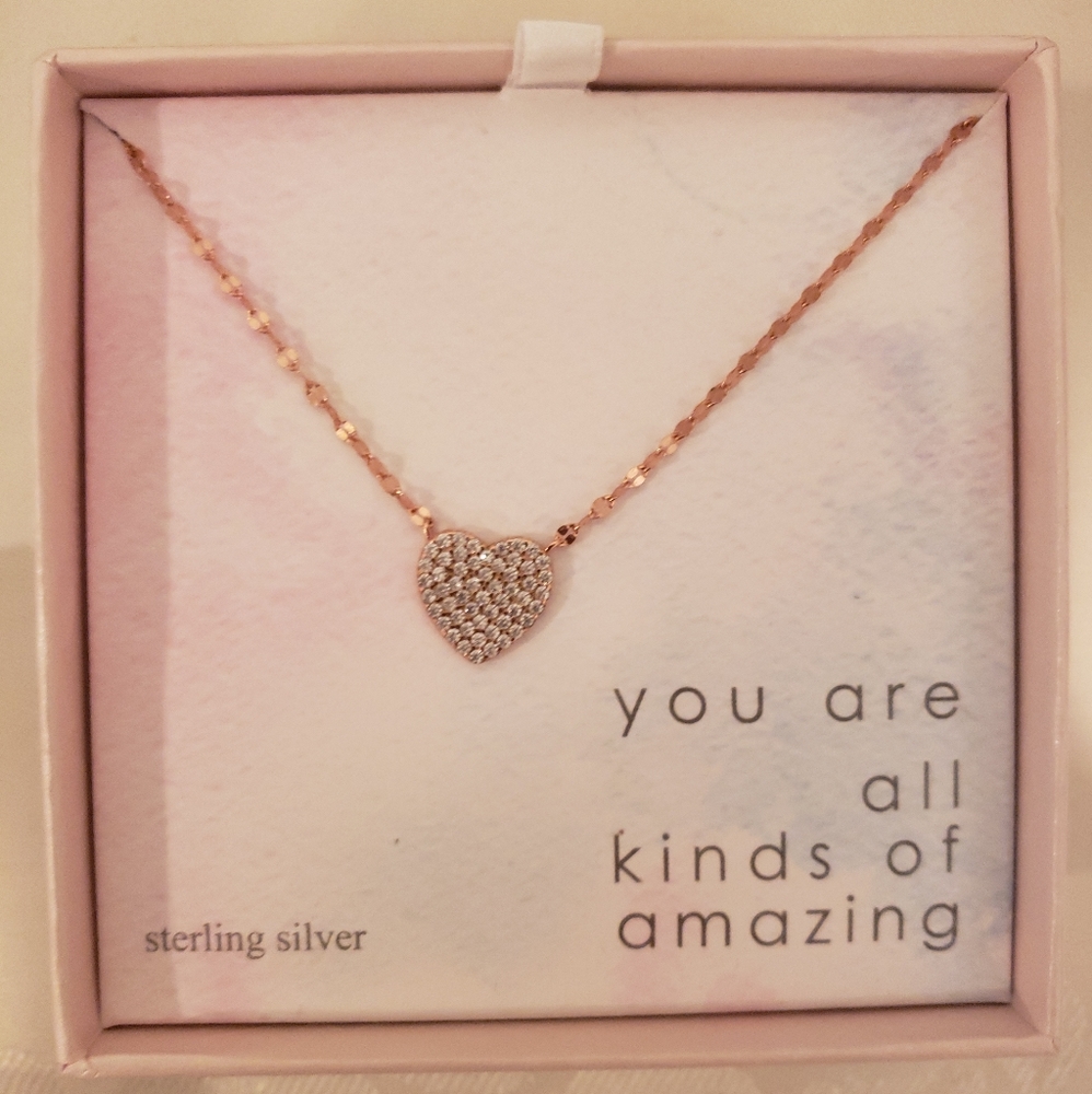 FREE NWT sterling silver necklace